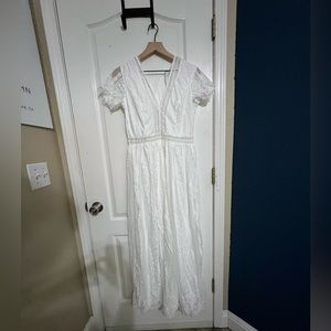 Boho style White dress